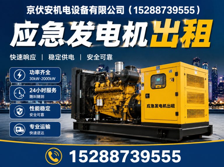 乐东发电机租赁展示图