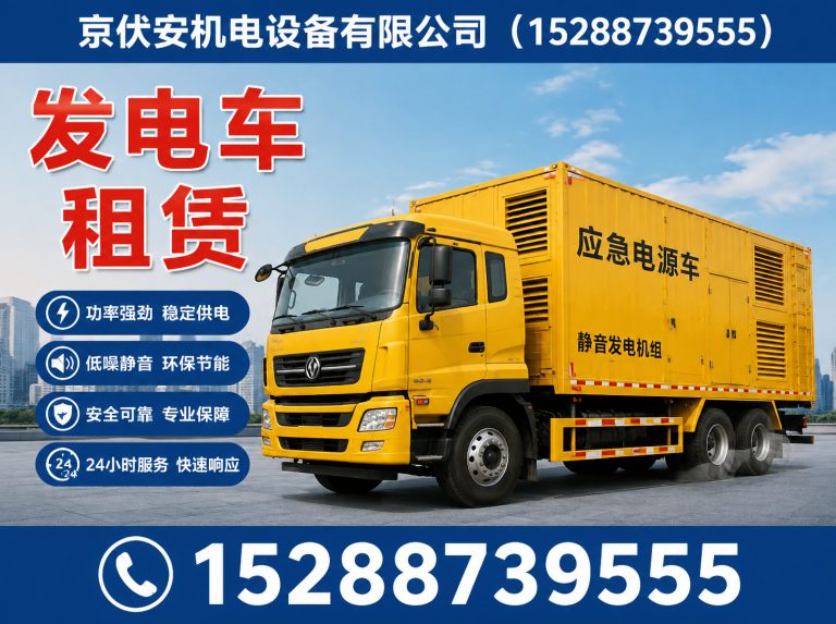 乐东静音发电车租赁展示图